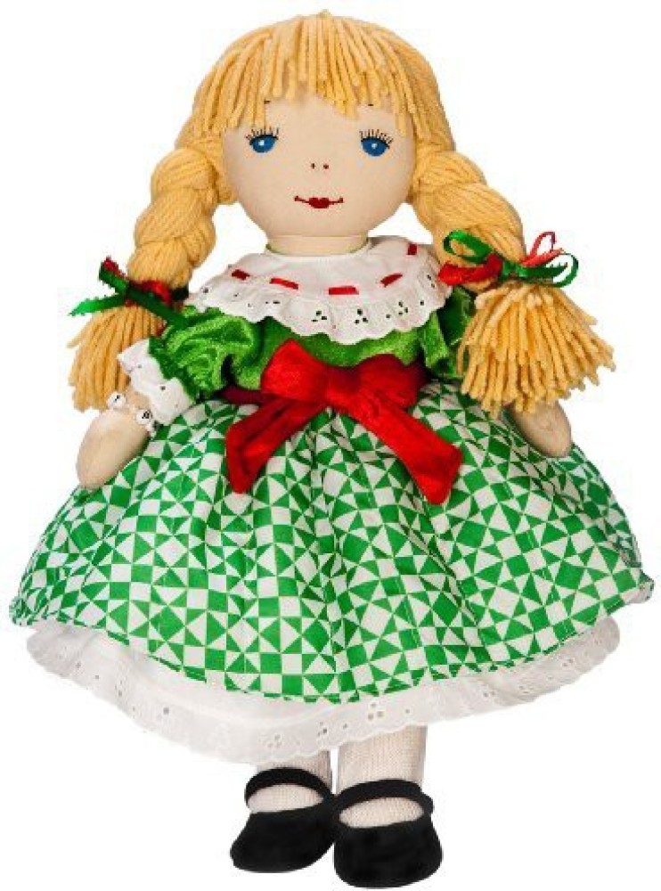 KatJan Best Pals Holiday Janet Doll in Dress Designed by Jim Shore