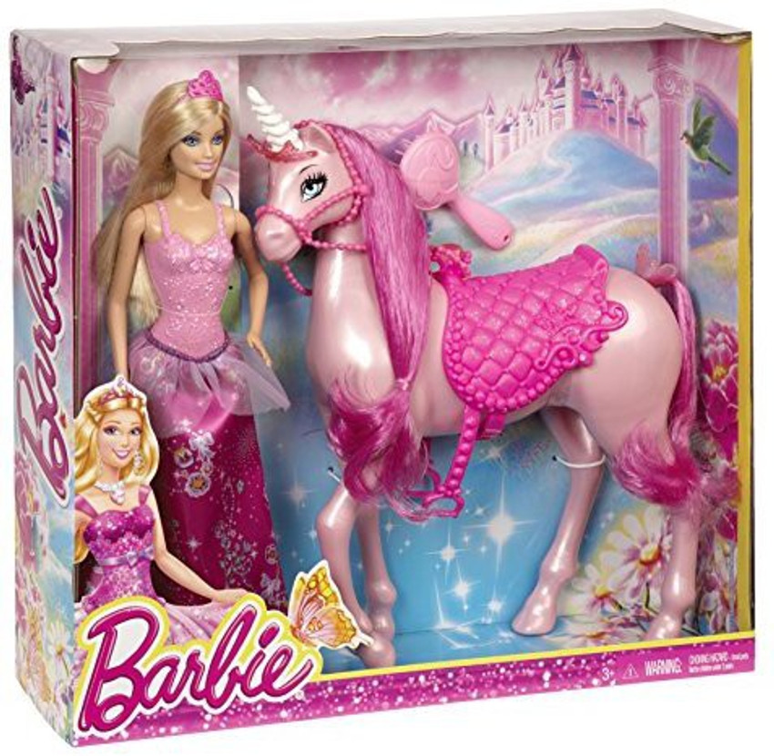Barbie princess and shop unicorn