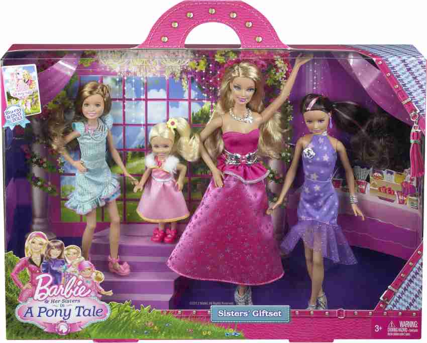 BARBIE Sisters Giftset Sisters Giftset shop for BARBIE products in India. Toys for 3 6 Years Kids. Flipkart