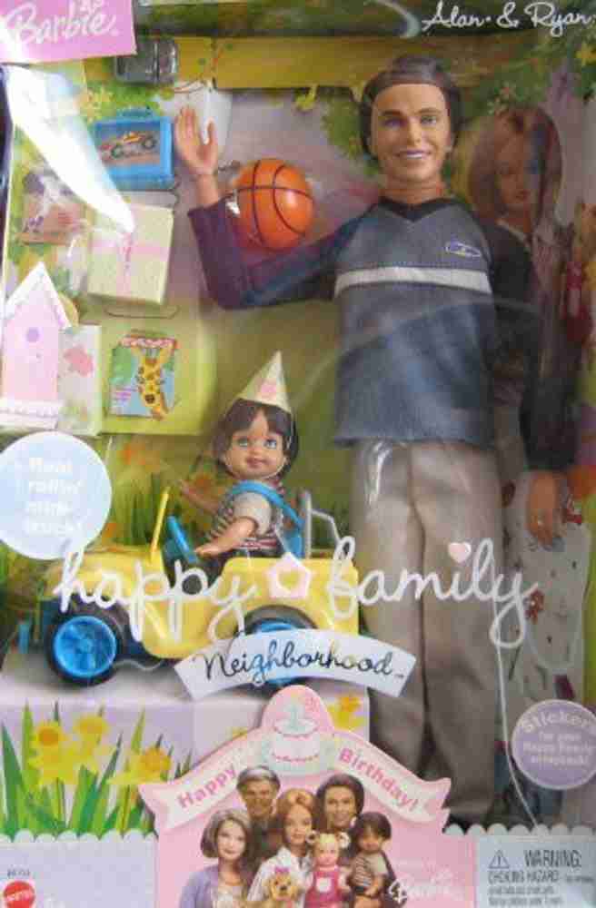 Happy Family Alan Ryan Dolls Barbie Happy Birthday W 2 Smini