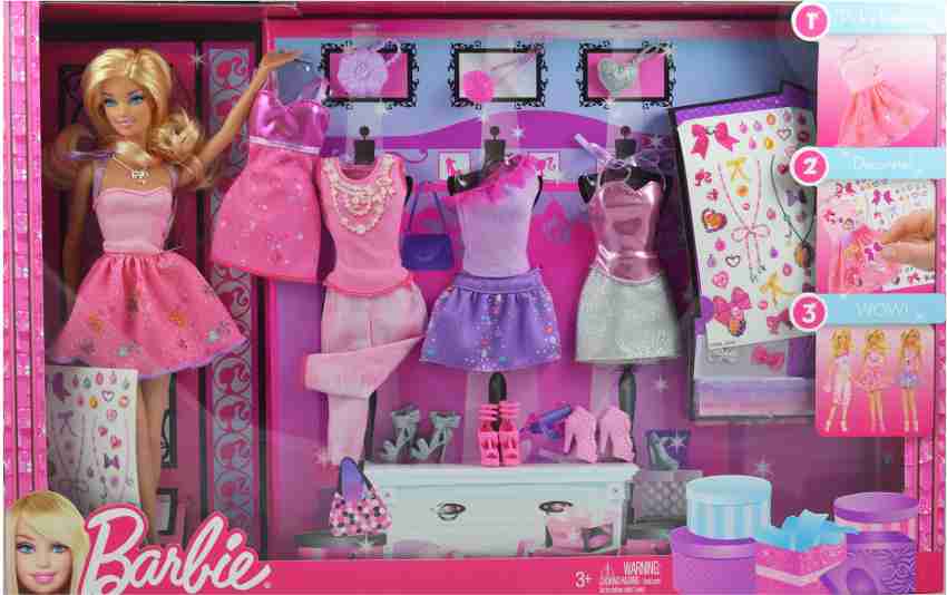 Barbie the best look gift online set