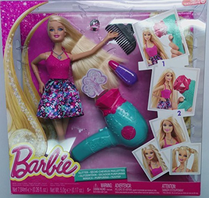 Barbie hair sales dryer set