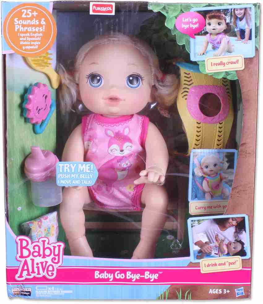 FUNSKOOL Alive Baby Go Bye Bye Doll Alive Baby Go Bye Bye Doll shop for FUNSKOOL products in India. Flipkart