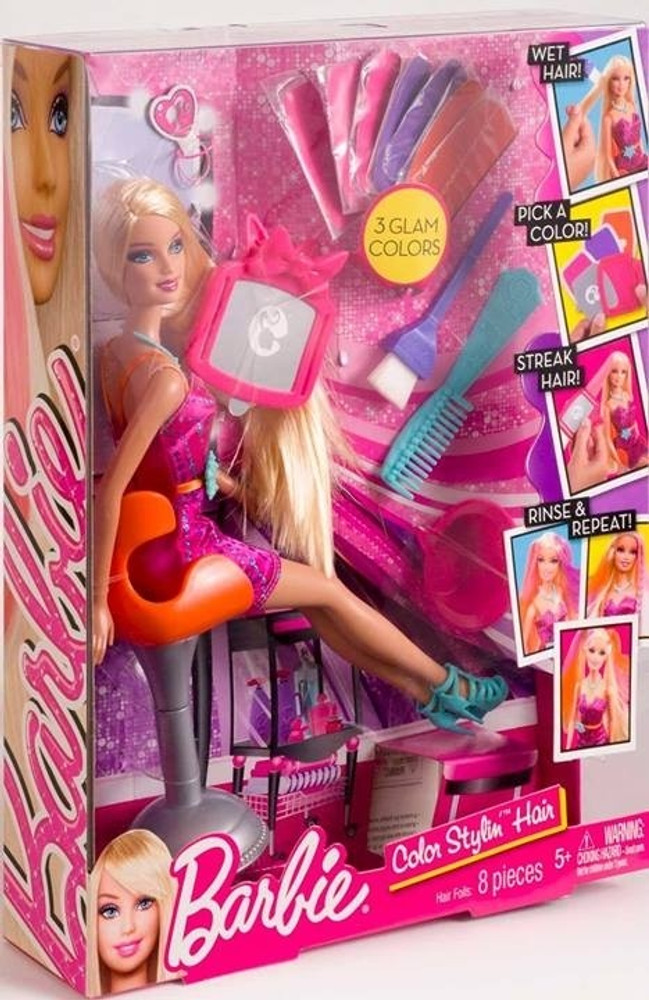 Barbie color stylin hair online