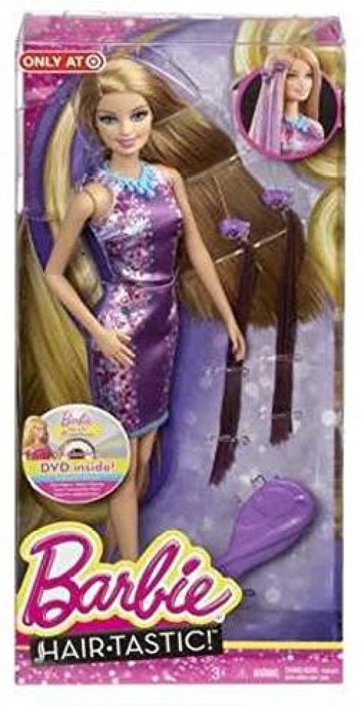 MATTEL Barbie Hairtastic Purple Hair Barbie Barbie Hairtastic