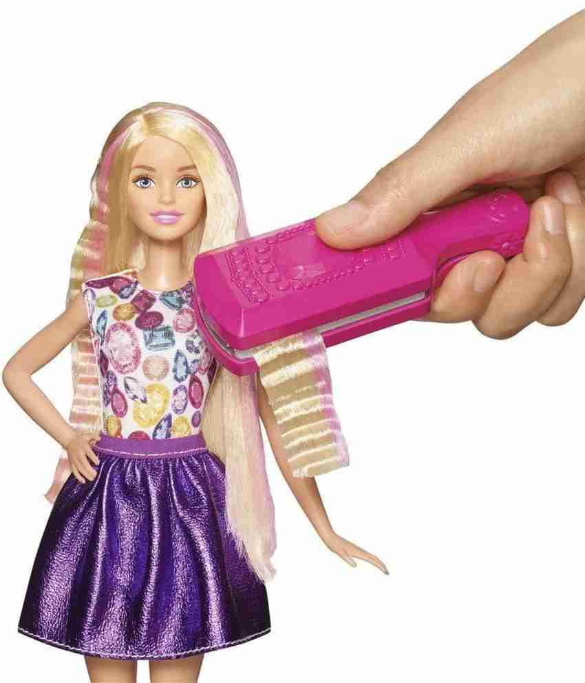 Barbie with crimped hair on sale