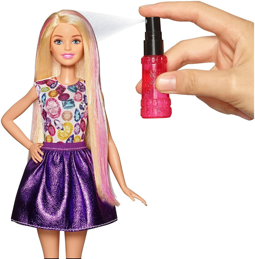 Crimped hair barbie deals