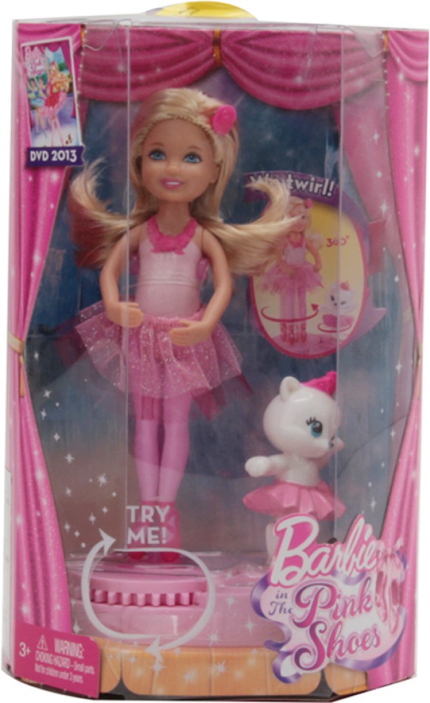 BARBIE In the Pink Shoes Chelsea Ballerina Doll In the Pink