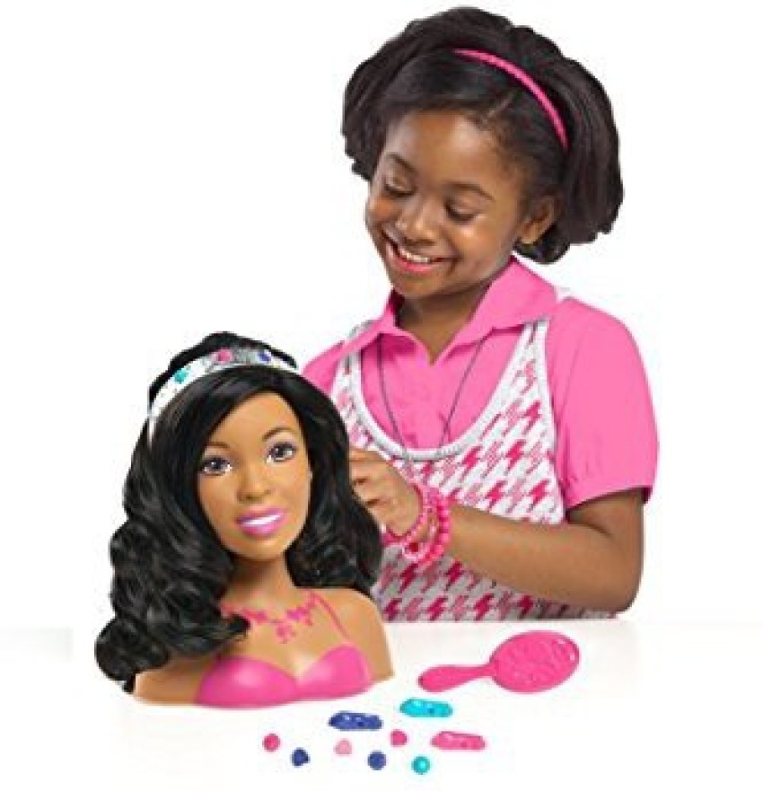 Afro store barbie head