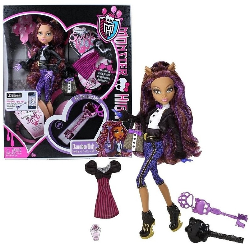  Monster High Clawdeen Wolf Fashion Doll with Purple