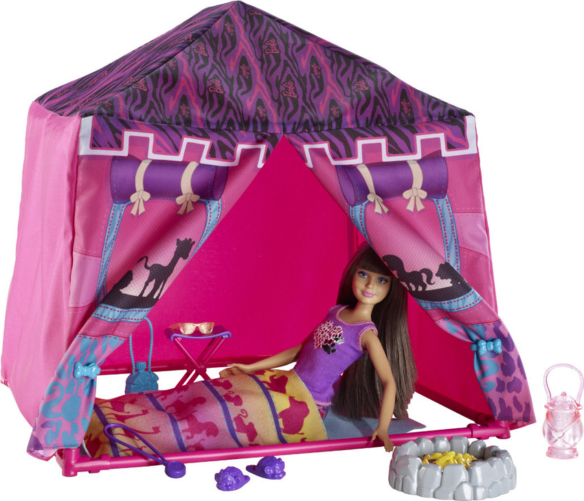Barbie camping house on sale