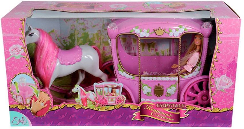 Barbie fairytale discount horse and carriage