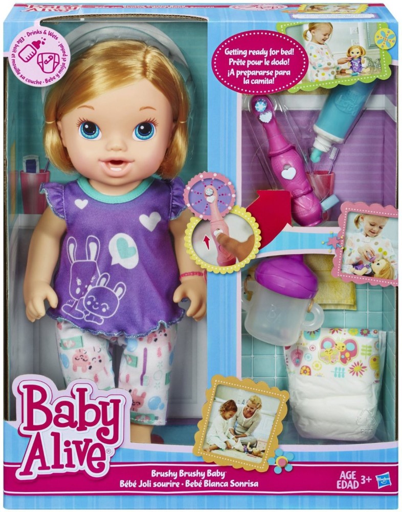 Baby alive store brushy brushy