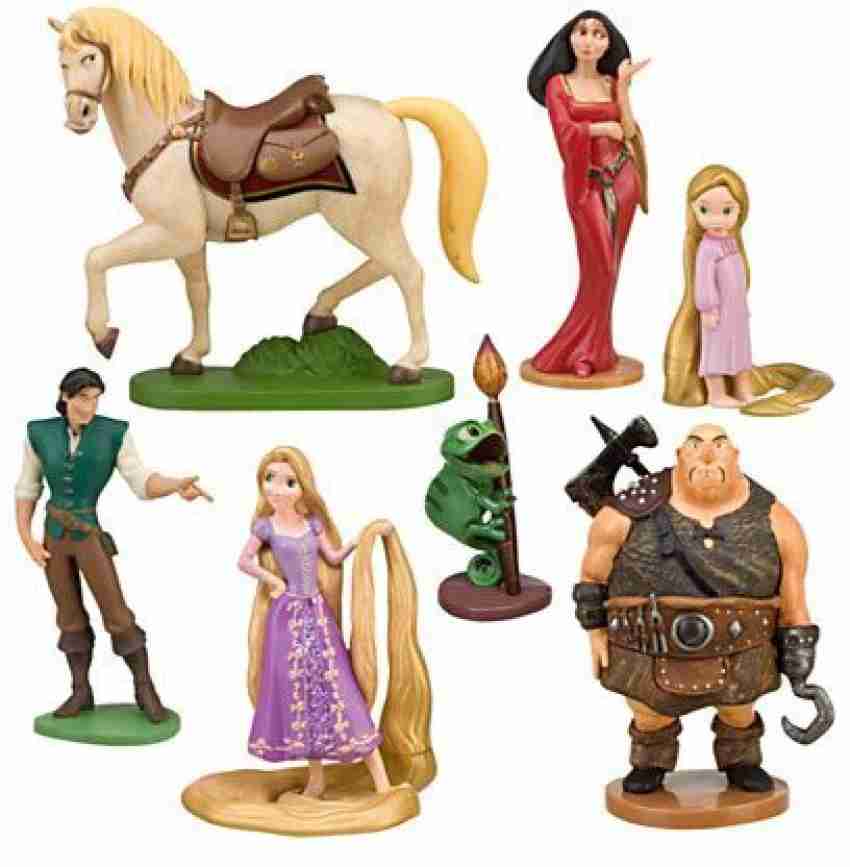Disney Tangled Rapunzel Pascal the Chameleon Action Figure Toys Collection Tangled  Rapunzel Princess Figure Decoration Kids