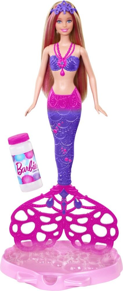 Barbie bubble 2024 tastic mermaid doll