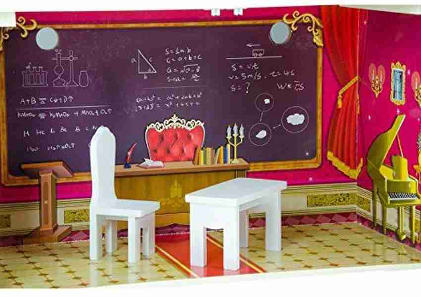 Teamson Design Corp Kids Fancy Castle Wooden Doll House with 5