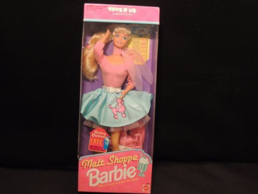 MATTEL Barbie Malt Shoppe 1992 Limited Edition Barbie Malt