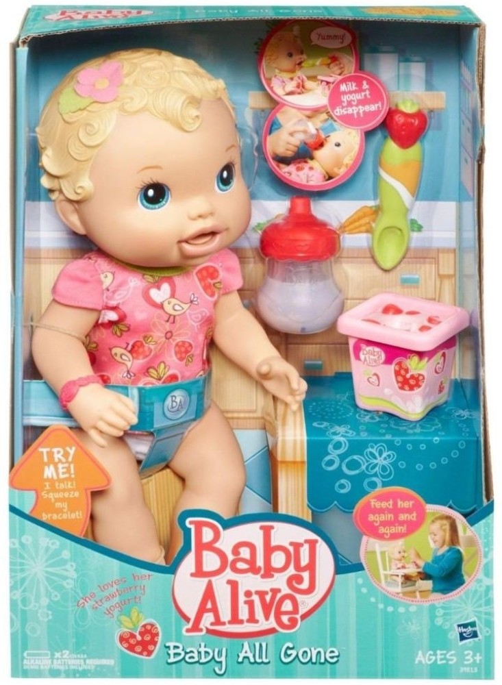 Baby Alive Baby All Gone Baby All Gone shop for Baby Alive products in India. Toys for 3 5 Years Kids. Flipkart