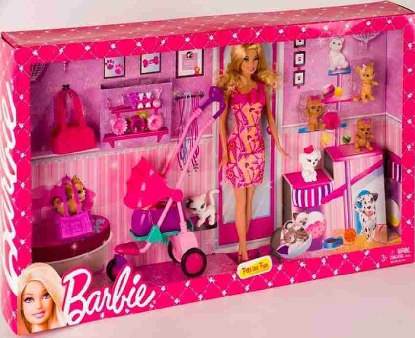 Barbie doll and discount dog