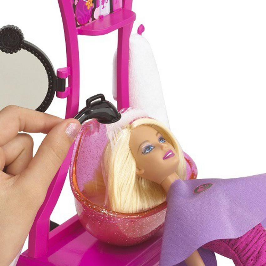 Barbie salon store and doll
