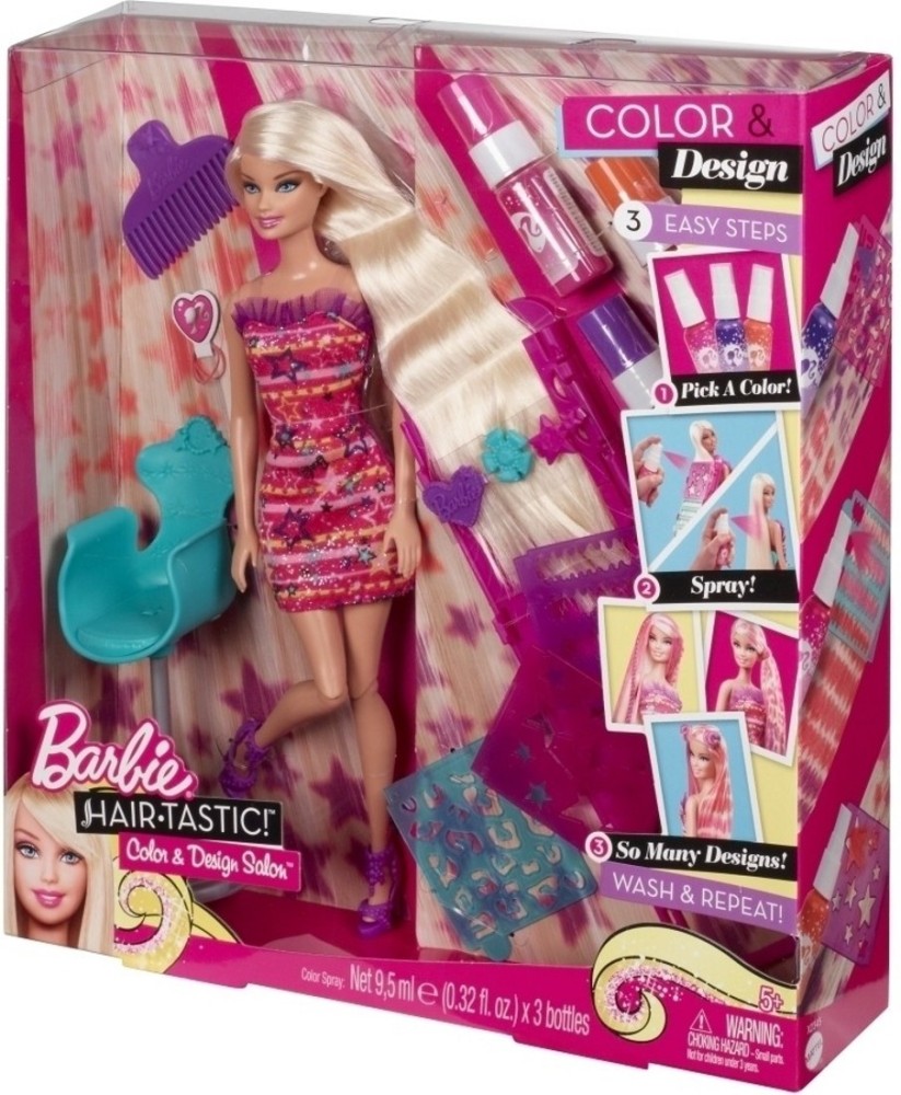 Barbie hair best sale colour set