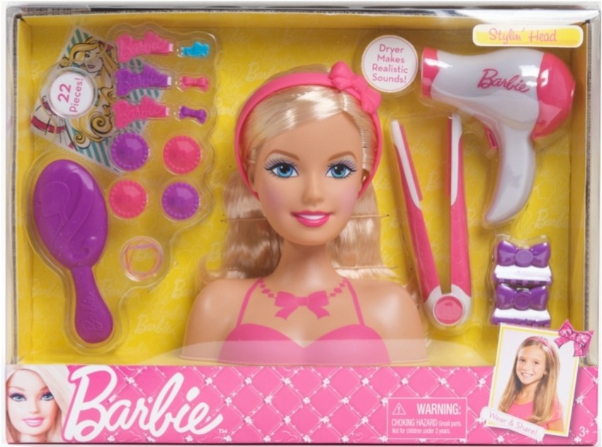 Large outlet barbie head