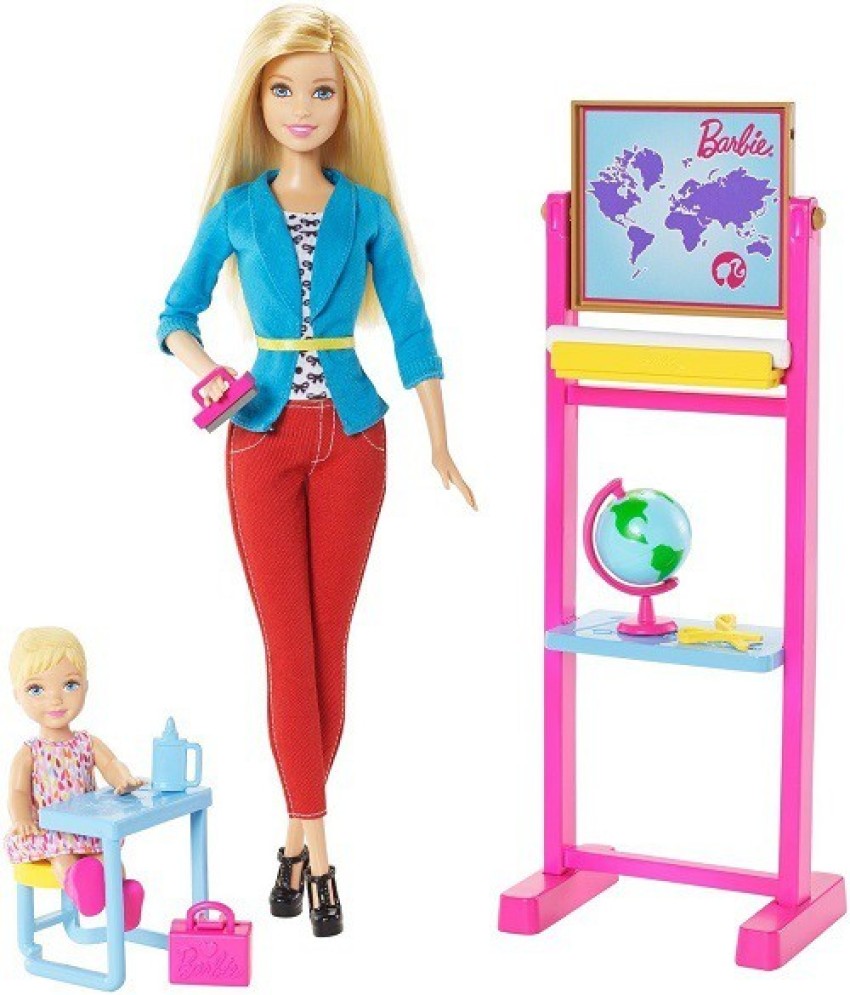 Shop Mattel Barbie Teacher Doll set online at Kiddie Wonderland India