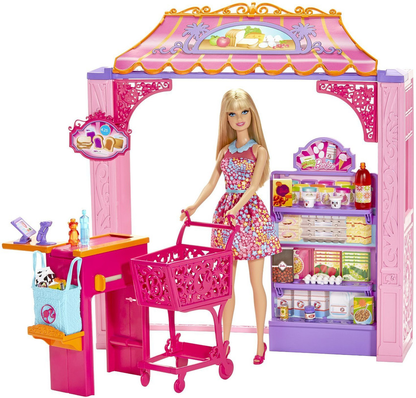 Barbie grocery sale set