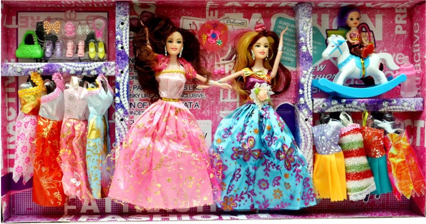 Barbie store twins dolls