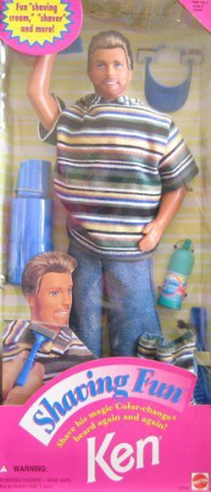 Barbie ken online shaving doll