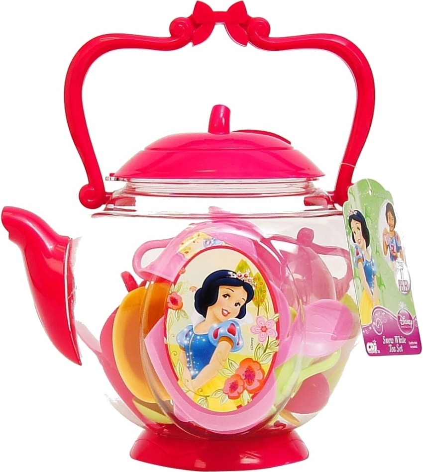 Snow white store tea set