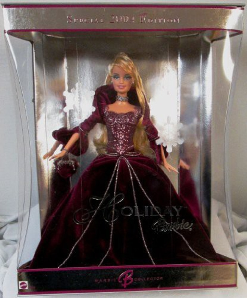 MATTEL Sears Holiday Barbie 2004 Rose Colored Gown Sears Holiday