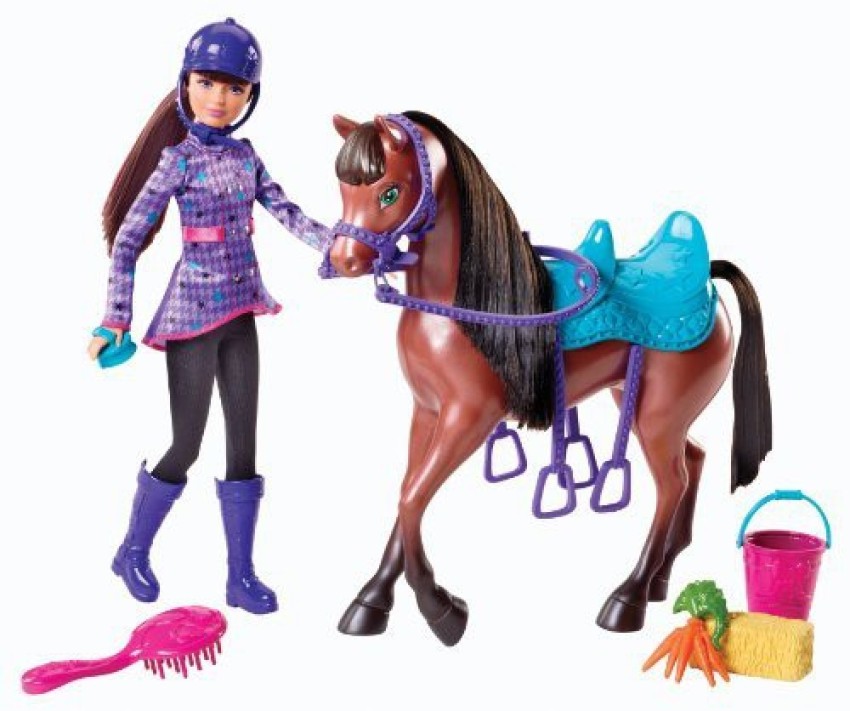 Barbie and the store pony