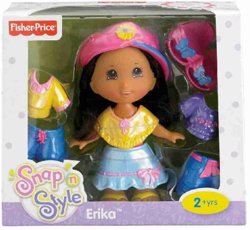 fisher price dolls with snap on clothes