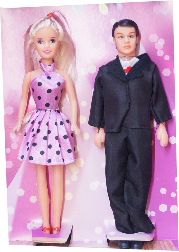 Barbie doll set boy best sale and girl