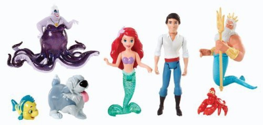 Little mermaid cheap figure set