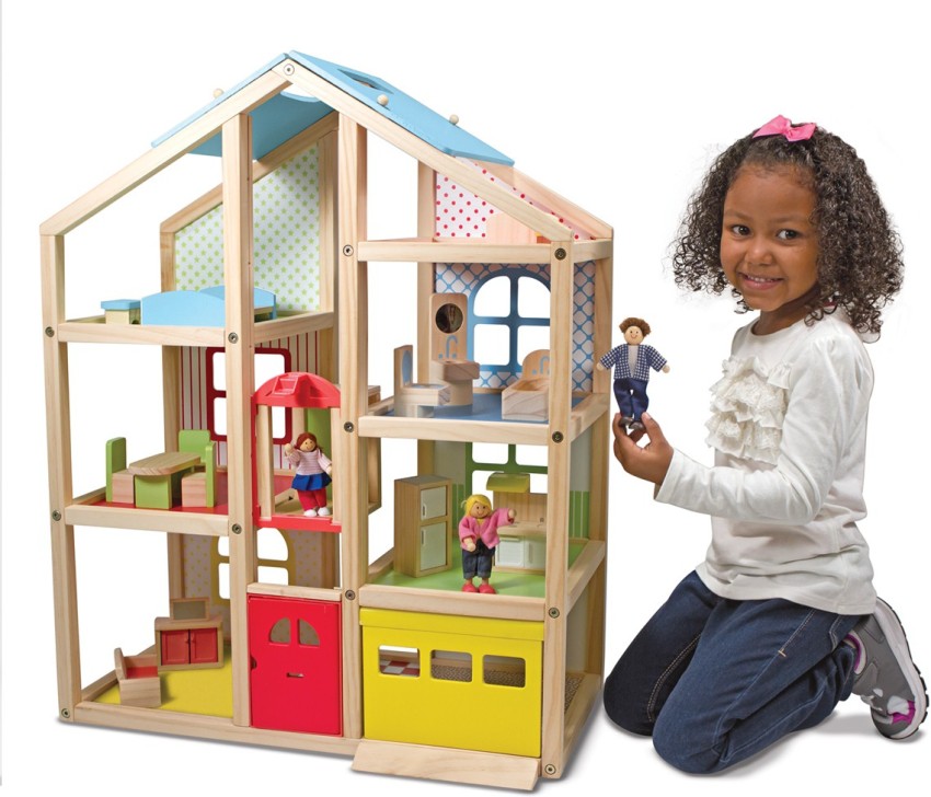 Melissa and doug high shop rise dollhouse