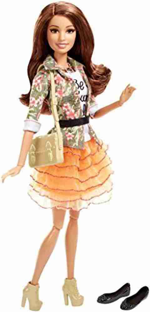 Barbie style floral jacket doll online