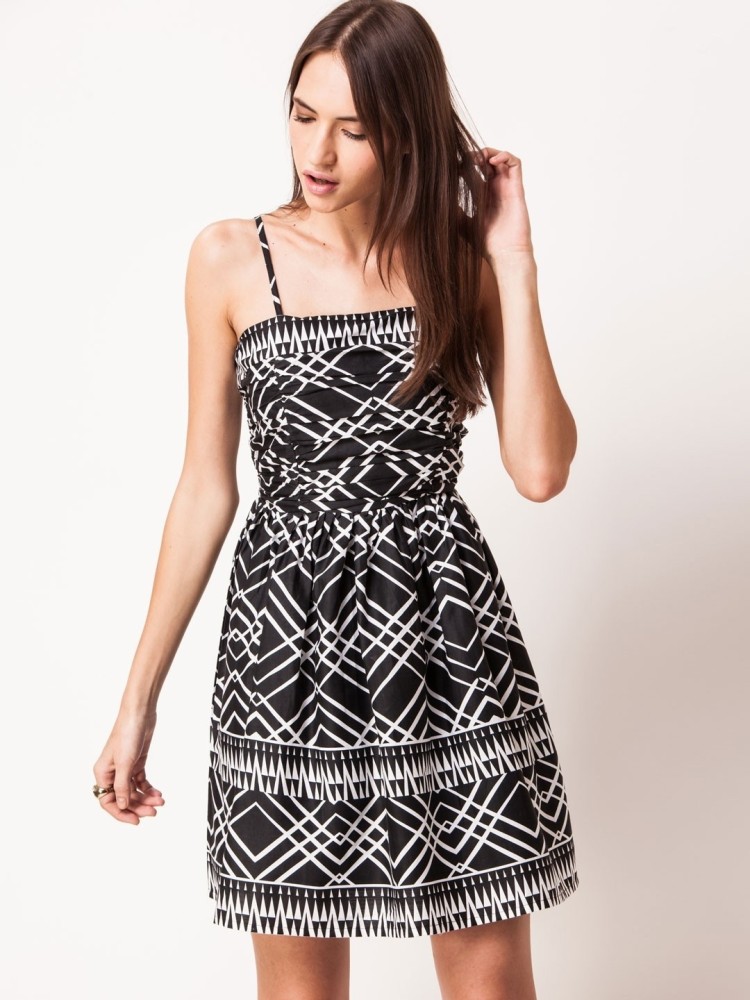 Koovs Women Black Dress Buy Black White Koovs Women Black Dress