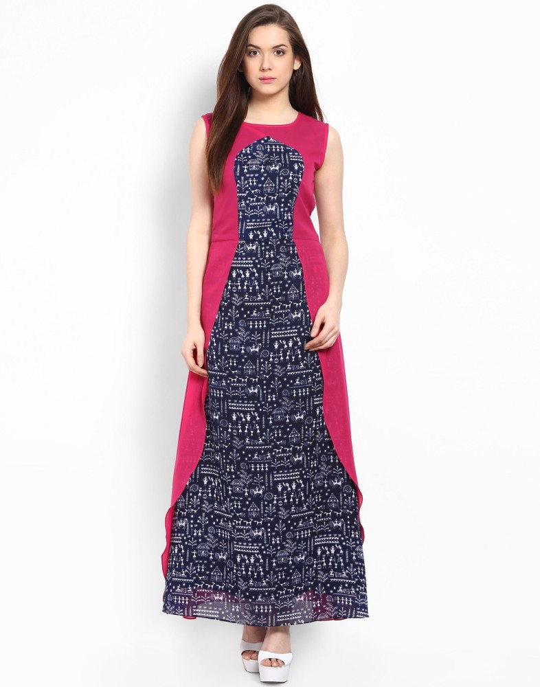 Flipkart athena women's maxi 2024 dress