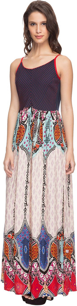 Haute Curry By Shoppers Stop Women Maxi White Dress Buy OFF