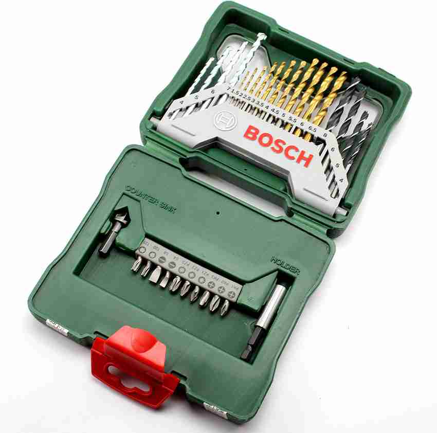 BOSCH X30TI Drill Bit and Driver Bit Set Brad Points Masonry Bits Specialty Woodworking Bits Set Price in India Buy BOSCH X30TI Drill Bit and Driver Bit Set Brad Points Masonry