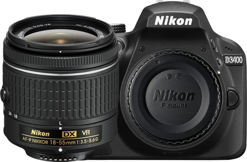 NIKON D3400 DSLR Camera Body with Single Lens: AF-P DX NIKON D3400 DSLR Camera Body with Single Lens: AF-P DX