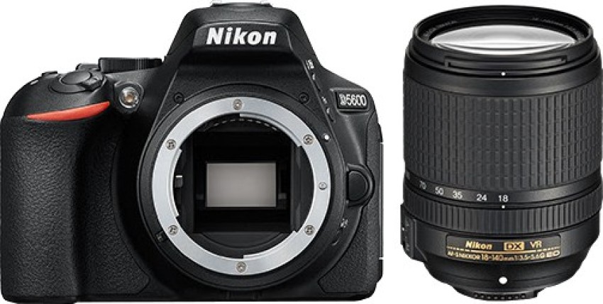 NIKON D5600 DSLR Camera Body with Single Lens: AF-S DX Nikkor 18 - 140 MM  F/3.5-5.6G ED VR Price in India - Buy NIKON D5600 DSLR Camera Body with  Single Lens: AF-S