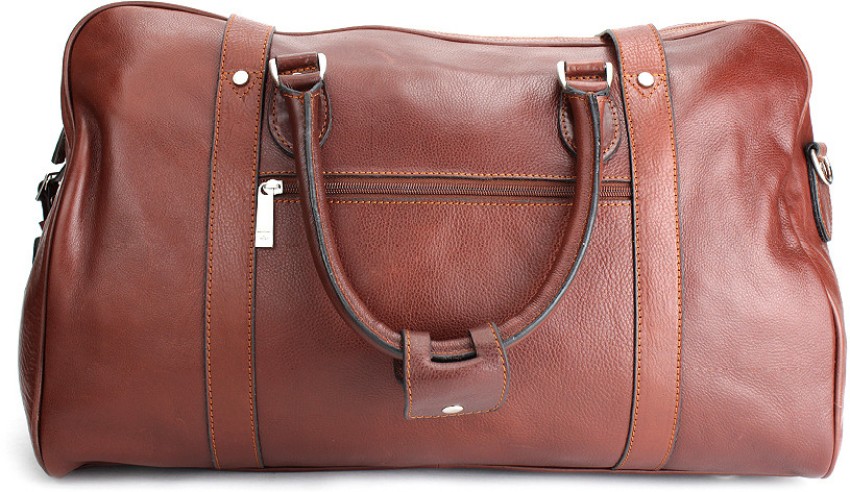 LOUIS PHILIPPE Duffel Bag Duffel Without Wheels Brown - Price in India