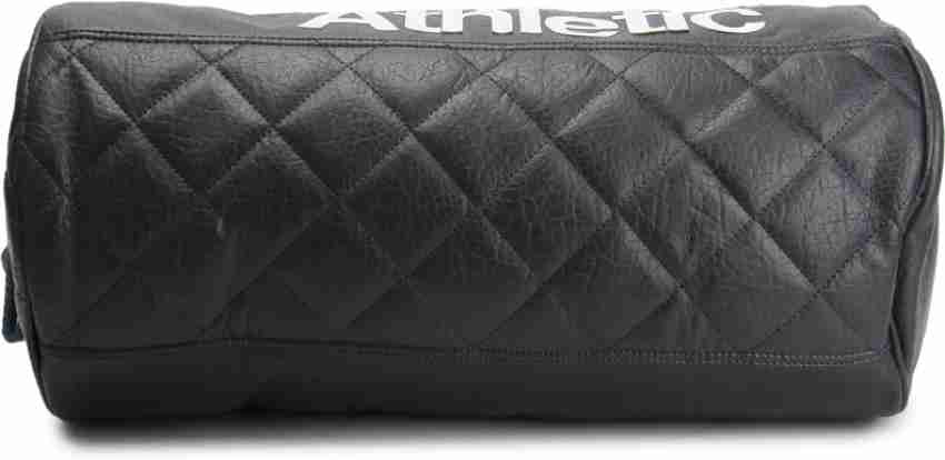 Chanel Limited Edition Vintage Duffel Tote Black and White Leather Weekend  Bag For Sale at 1stDibs