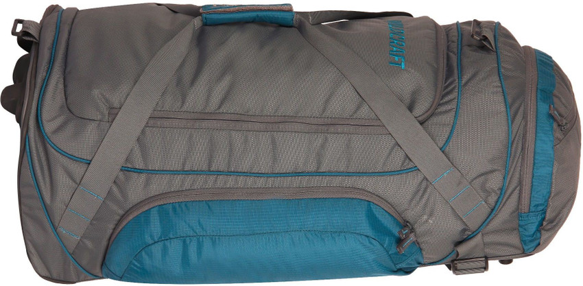 Wildcraft 22 inch 55 cm Voyager Duffle 2 Blue Duffel With Wheels Strolley