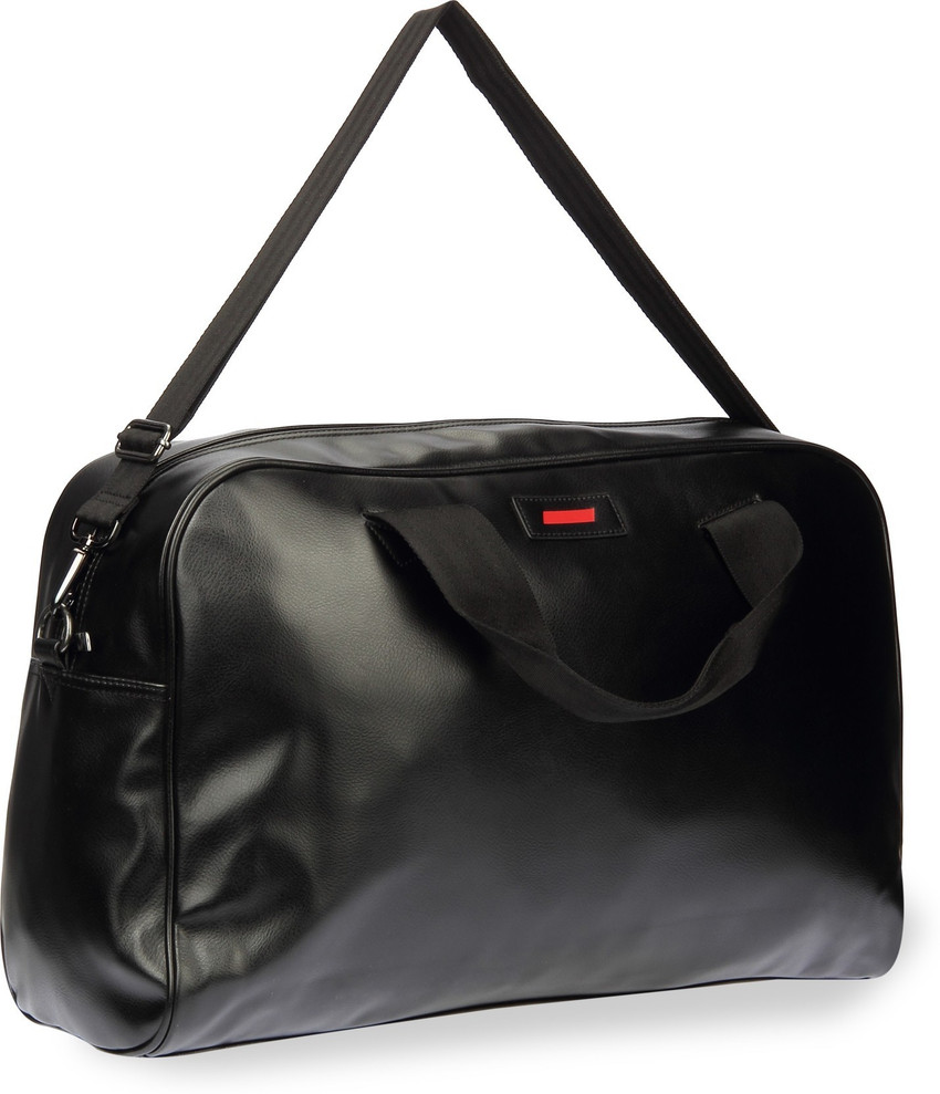 Puma leather duffle top bag