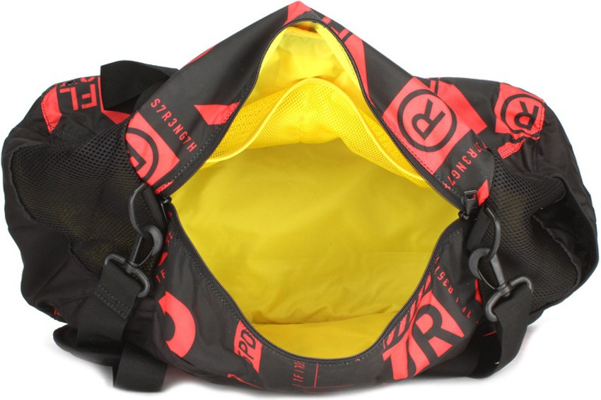 REEBOK Os W Grip Graph Gym Duffel Bag Black Price in India Flipkart