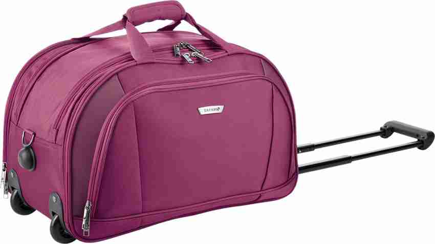 SAFARI 65 inch 165 cm TORCH Duffel With Wheels Strolley Maroon Price in India Flipkart